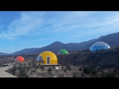 Glamping Luxury Outdoor PVC Dome Ξενοδοχείο Σπίτι Θόλος Τέντα Μισό Θόλο Τέντα Για Δραστηριότητα