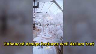 Έργο Fast Setup Aluminium Atrium Tent στο Ηνωμένο Βασίλειο