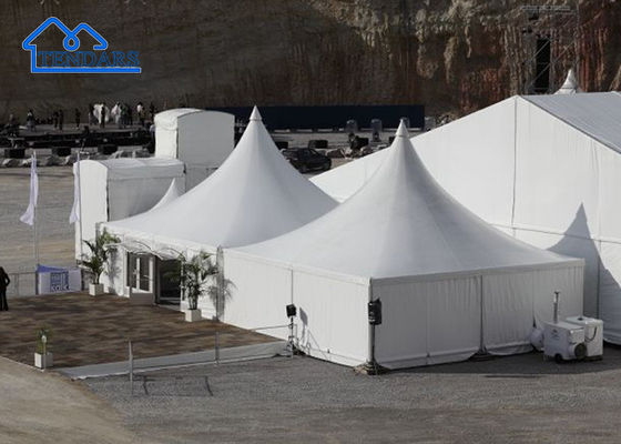 Αγορά Αδιάβροχη, ανθεκτική στη φωτιά σκηνή με κάλυψη από αλουμίνιο εξωτερική εσωτερική εκδήλωση PVC σκηνή παγόδας διαδικτυακή κατασκευή