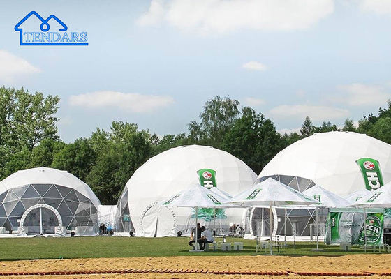 Αγορά 20m Dia Commercial Dome Tent 6061/T6 Αλουμινίου Ανθεκτικό στον άνεμο PVC Cover για καφετέριες διαδικτυακή κατασκευή