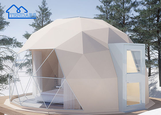 Αγορά Four Season 8m Dia Glamping Hotel Tent Galvanized Steel Frame Waterproof Fabric for Beach Retreats διαδικτυακή κατασκευή