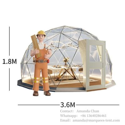 Αγορά Λευκό ή προσαρμοσμένο χρώμα 6x6m προσαρμοσμένο ξενοδοχείο πολυτελείας καταλύματα σκηνές για γλαμπίνγκ διαδικτυακή κατασκευή