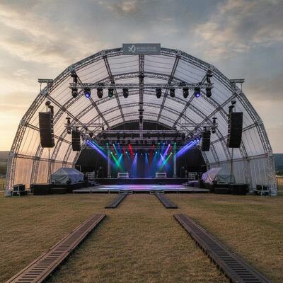 Αγορά Music Festival Stage Performance Party Marquee Tent Professional Sound Lighting Rigging European Event Venue Conopy Structure διαδικτυακή κατασκευή