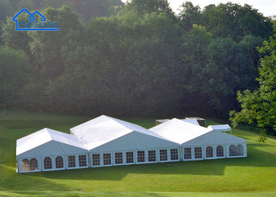 White Party Marquee Tents Μεγάλη Δομή σκελετού αλουμινίου με κουβούκλιο για εκδηλώσεις σε εξωτερικό χώρο