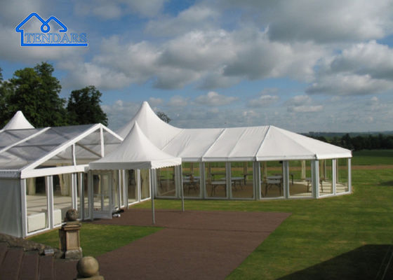 Προσαρμοσμένη κατασκευή από αλουμίνιο Big Wedding Marquee Tent 500 Guests Σχεδιασμός κουβούκλιο μεγάλων εκδηλώσεων
