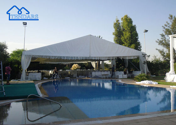 Αλουμινίου Top Event Marquee Tent UV ανθεκτικό σε πυρκαγιά για εμπορικές εκθέσεις δομημένες σκηνές