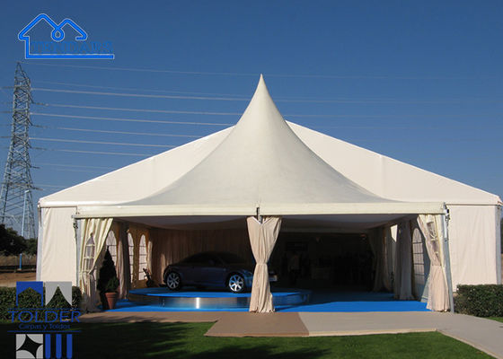 Προσαρμοσμένη Μονουλώδης High Peak Mixed Marquee Αλουμινίου Alloy Παγόδα Τέντα Για Φεστιβάλ προς πώληση
