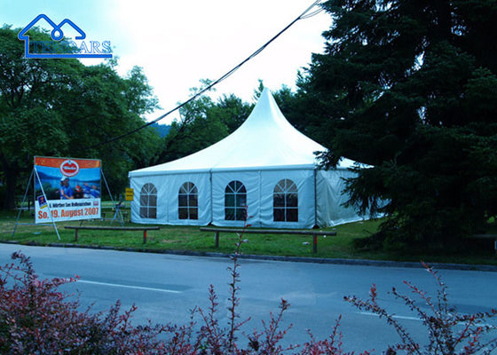 Εξωτερικό Custom Luxury Marquee Party Event Πολυπλέξια Λευκή Καμβά σκηνή με καθαρό Span