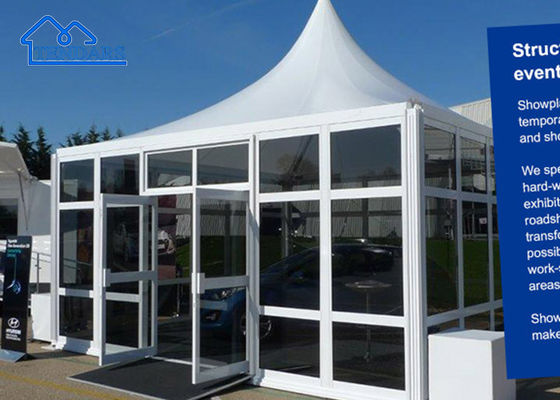Προσαρμοσμένο Νέο PVC 100% Αδιάβροχο 3x3m 4x4m 5x5m 6x6m Αλουμινίου Φρέμα Μαρκέ Παγόδα Τέντα προς πώληση