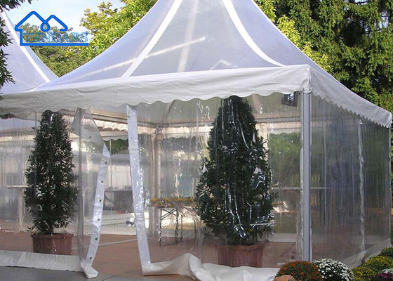 Εξωτερικό Custom Summer Gazebo Λευκό υφασματικό PVC Αλουμινίου Φρέμα Παγόδα Τέντα Κήπος Τέντα Παβέλιο