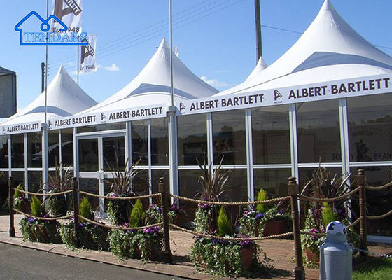 Εύκολο στη λειτουργία, Custom Aluminum Glass Pagoda Canopy Tent Frame για εστιατόριο και πάρτι