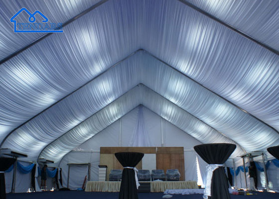 Εξωτερικό Custom Aluminum Clear Roof Curved Party Tent Για γάμο ή πάρτι, διαφήμιση, διάφορες εκδηλώσεις κλπ.