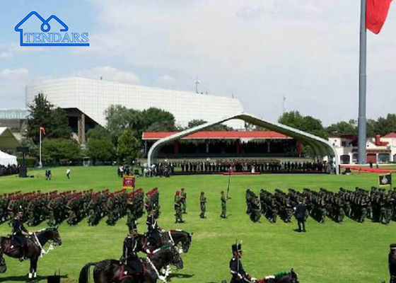 40x50m Καλή ποιότητα Σχήμα ροδάκινου Μεγάλη σκηνή για εξαγωγή Μεγάλη εμπορική έκθεση, Αθλητισμός, Αποθήκη