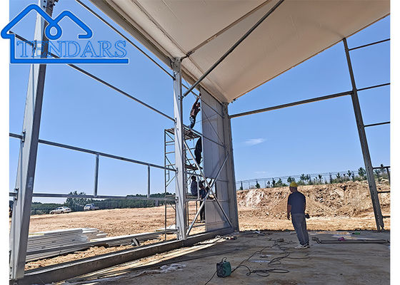 Πυροσβεστικό PVC Αλουμίνιο βαρύ φορτίο Πύργο σκηνή Χιονισμένο φορτίο 75kg/τ.μ. Πυροσβεστικό Πύργο