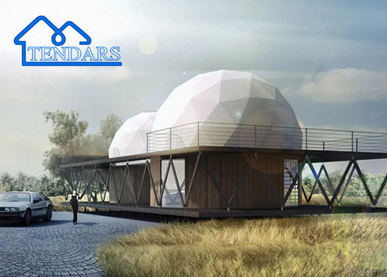 Διαφανές κήπο ξενοδοχείο Igloo Glamping Γεωδαιστικός οίκος σκηνή θόλος αδιάβροχος για εκδήλωση