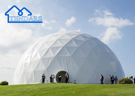 Χαμηλά 30m εξωτερική σκηνή Expo Dome Μεγάλη εμπορική γεωδαιτική σκηνή τέντας, σπίτια και καταφύγια