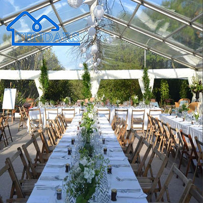 Γρήγορη συναρμολόγηση Birthday Party Marquee Tents Ενισχυμένο κράμα πλαισίων με επιβραδυντικό πυρκαγιάς κατασκευή κουβούκλιο PVC