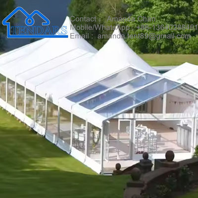 Υπαίθρια Προσαρμοσμένη σκηνή Camping Event Marquee για Event Αδιάβροχη Γαμήλια Σκηνή Αλουμινίου