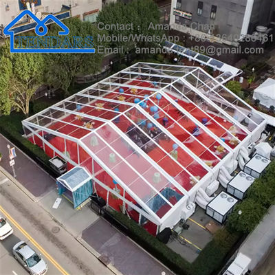 Φθηνή μόδα καθαρό PVC επαγγελματικό μεγάλο αλουμίνιο εξωτερική σκηνή για πώληση για το πάρτι