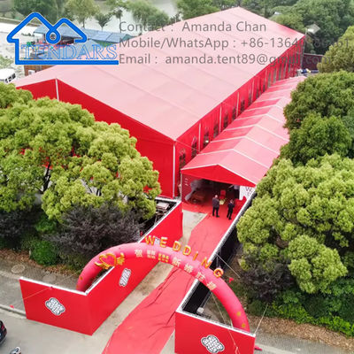 Μεγάλο εξωτερικό Custom Aluminum Frame Γάμος Εξωτερική σκηνή Έκθεση Εκκλησία Τέντα Marquee