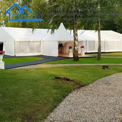 White Party Marquee Tents Outdoor Trade Show Wedding event Conopy Structure with sidewalls