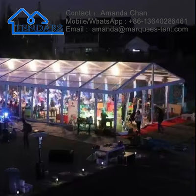 Διαφανείς σκηνές γαμήλιων διακοπών