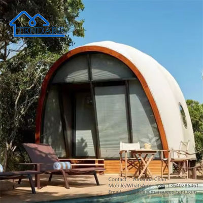 Κάλυψη PVDF Resort Shell Τέντες Glamping Τέντες κατασκήνωσης Εξωτερικά