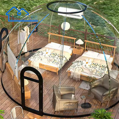 Ξενοδοχείο Glamping Dome Tent Διαφανές θέρετρο Ξενοδοχείο Τέντα για υπαίθρια κάμπινγκ
