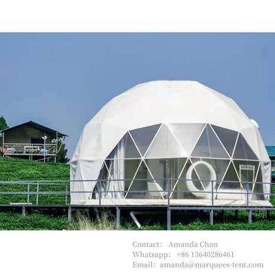 Νέο Σχεδιασμό Προσαρμοσμένο Glamping Dome Τέντα Θόλο Τέντες Εξωτερικό γυάλινο Θόλο Τένδος Εξωτερικό μπάνιο