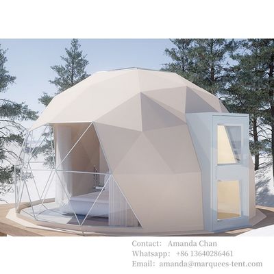 Προστατευτική σκηνή Glamping Dome με αντοχή σε υψηλές θερμοκρασίες, σκηνή Glamping Hotel