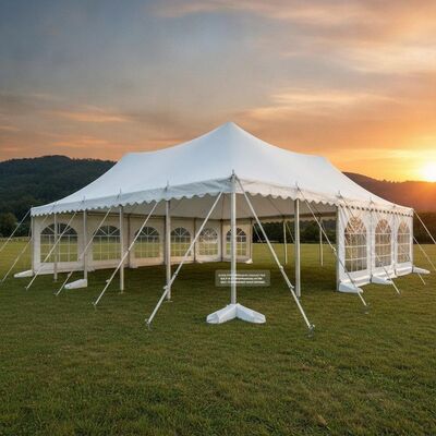 5x8m Executive Hard Pressed Extruded Aluminum Alloy 6061/T6 Party Marquee Tent European Standard Anchor System