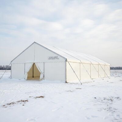 Βαρέως τύπου 15x30m All-Season Aluminum Party Marquee Tent Βιομηχανικό ατσάλινο πλαίσιο Snow Wind Βαθμολογία 120km/h