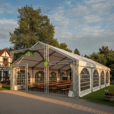 Μοντωδική CNC Precision Party Marquee Tent Aluminium Frame B1 Πυροβόλο Γερμανικό Πανεπιστήμιο Πανεπιστημίου